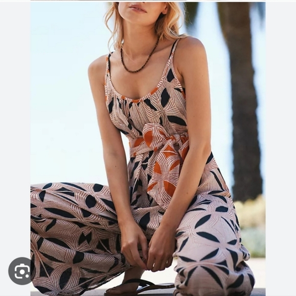 The Mason Tie-front Cover Up Jumpsuit - Picture 2 of 9